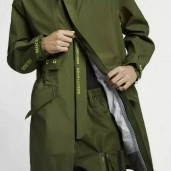 Nike Nikelab ACG Gore-Tex Hooded Coat AQ3516-395 - Picture 3 of 11